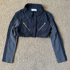 Peter Pilotto Cropped Moto Jacket